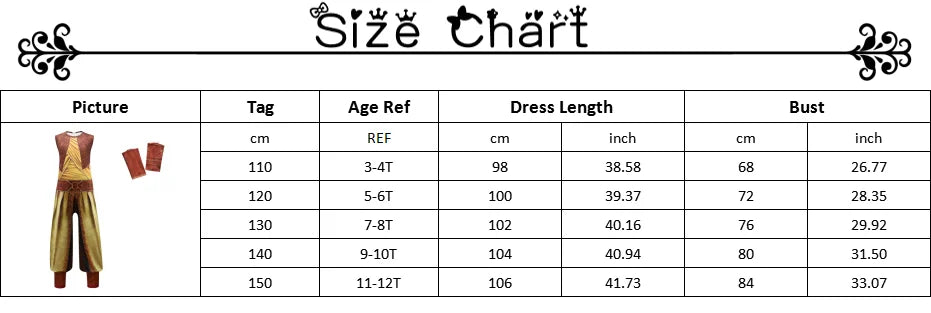 Kids Halloween Costume for Girls Anime Raya and The Last Dragon Cosplay Carnival Party Clothes Sets Fancy Dress Outfits JYF