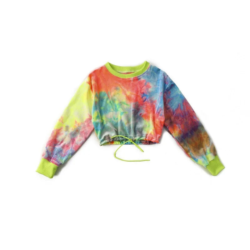 Hip Hop Clothing Multicolor Sweatshirt Causal Pants