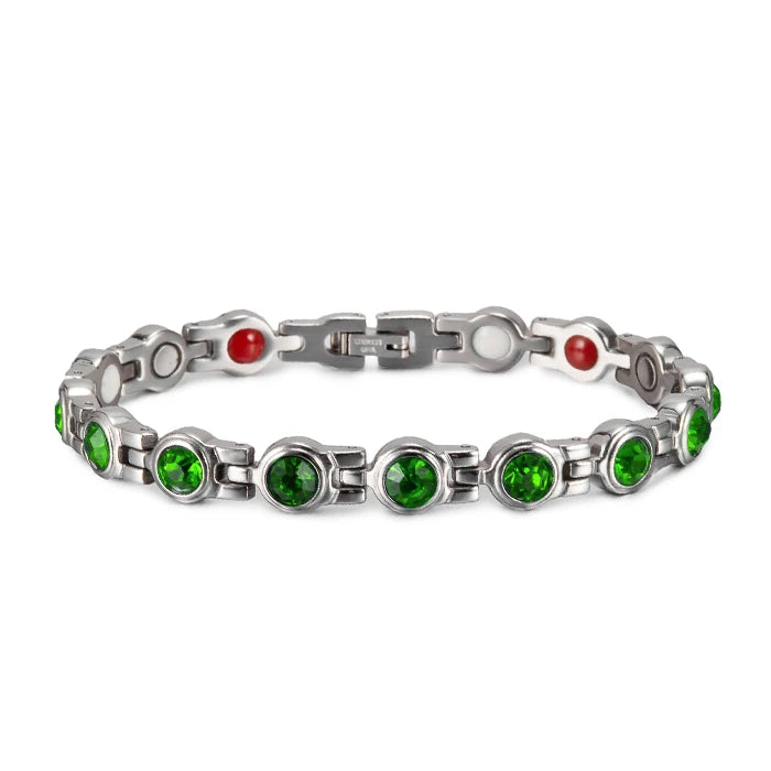 Stone Stainless Steel Bracelet Women Chain Therapy Arthritis Energy Bracelet for Women