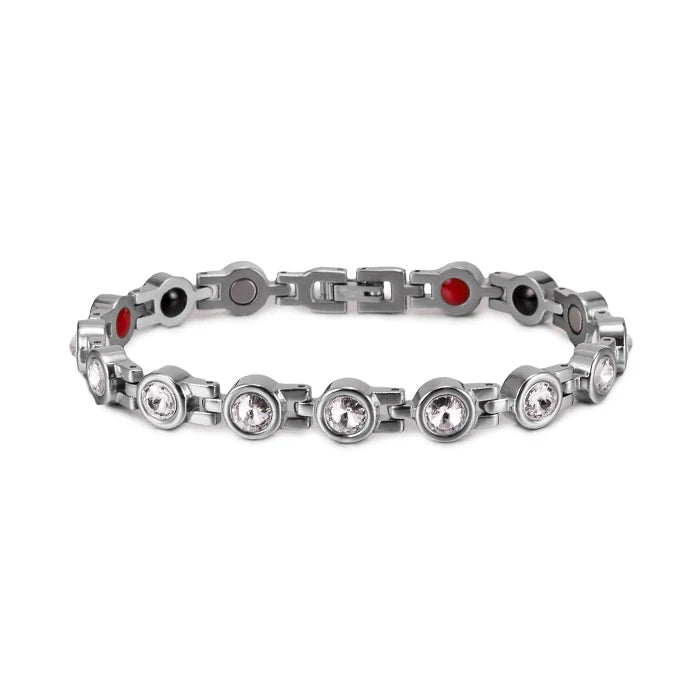 Stone Stainless Steel Bracelet Women Chain Therapy Arthritis Energy Bracelet for Women