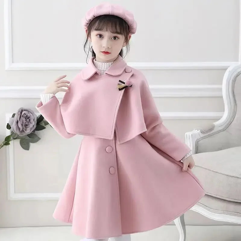 Girl Autumn Winter Dress Set