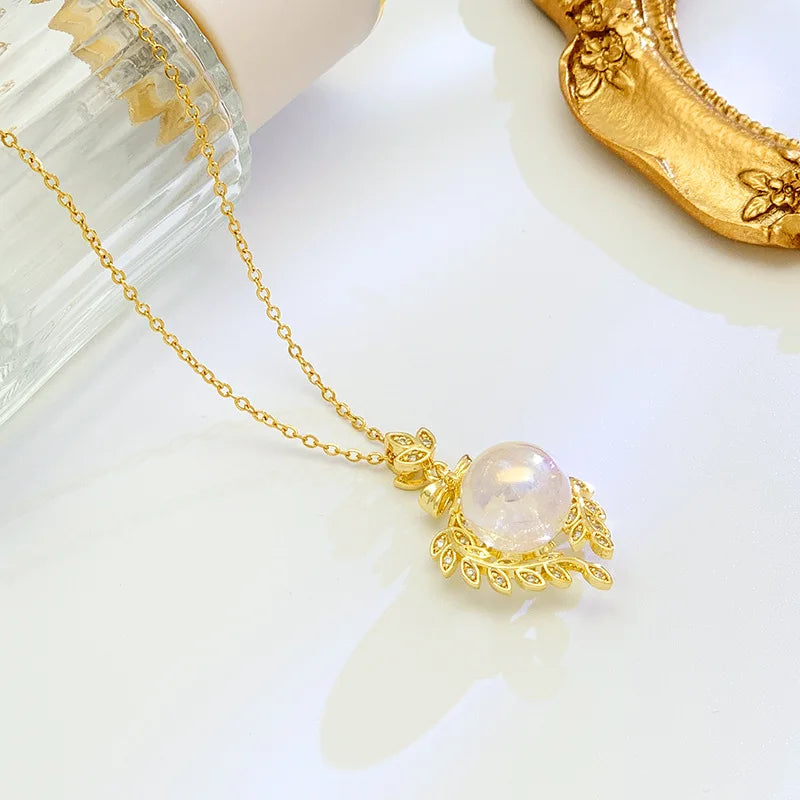 Zircon Inlaid Golden Butterfly Pendant Double Layer Necklace Women's Personality Fashion Necklace Wedding Jewelry Birthday Gifts