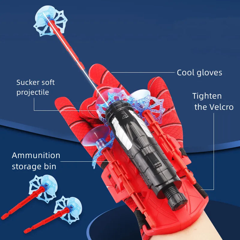 Disney Spiderman boy Transmitter toy Anime Figure Wrist Launcher