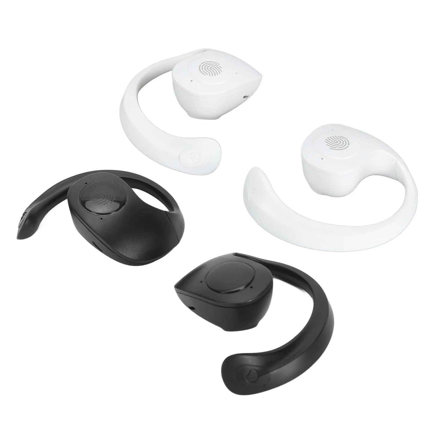 Language Translator Earhooks 3 Modes Translator Earbuds Bluetooth 5.3 Support 144 Languages Online Translation for Translation