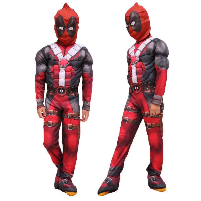 High Quality Costume Adult Halloween Costumes for Kids Child Boys Spandex Zentai Suit Carnival Fancy