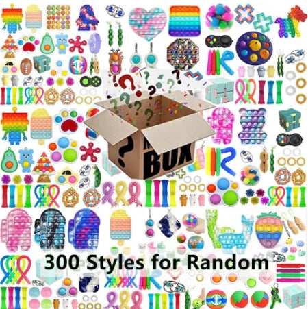 10-100pcs Random Fidget Toys Mystery Gifts Pack