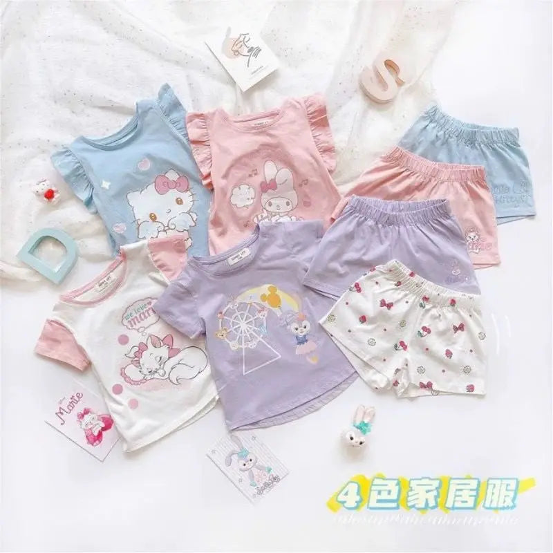 Summer Baby Girl Clothes Sets