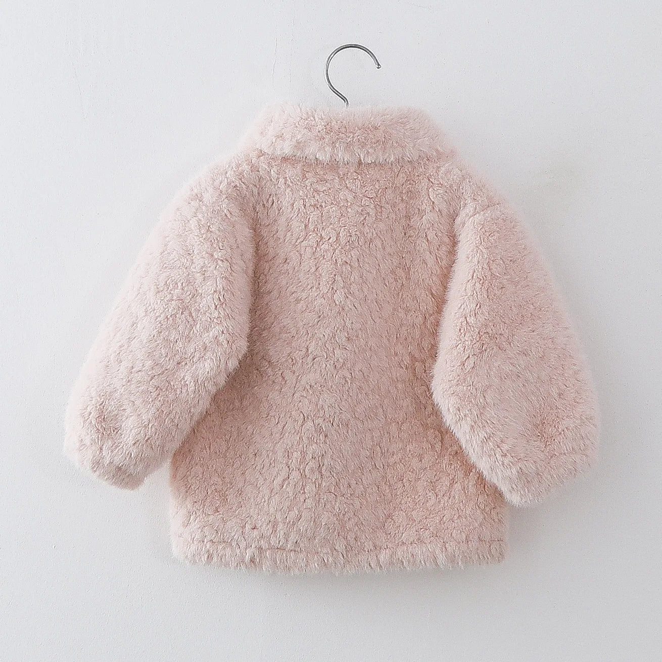 Girls Winter 2024 Children Faux Fur Jackets For Baby Girl Clothes Warm Velvet Tops Kids Woolen Outerwear Outdoors 5