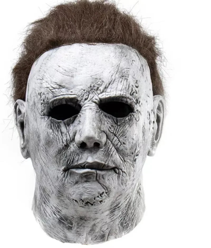 Michael Myers Adult Costume Mask Cosplay Halloween Jumpsuit Outfits Horror Bloody Killer Carnival Party Costume For Men