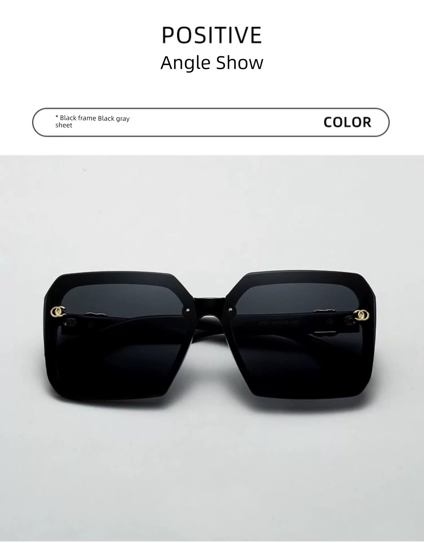 Sunglasses Accessible Luxury Classic Elegant to Make round Face Thin-Looked Sunglasses