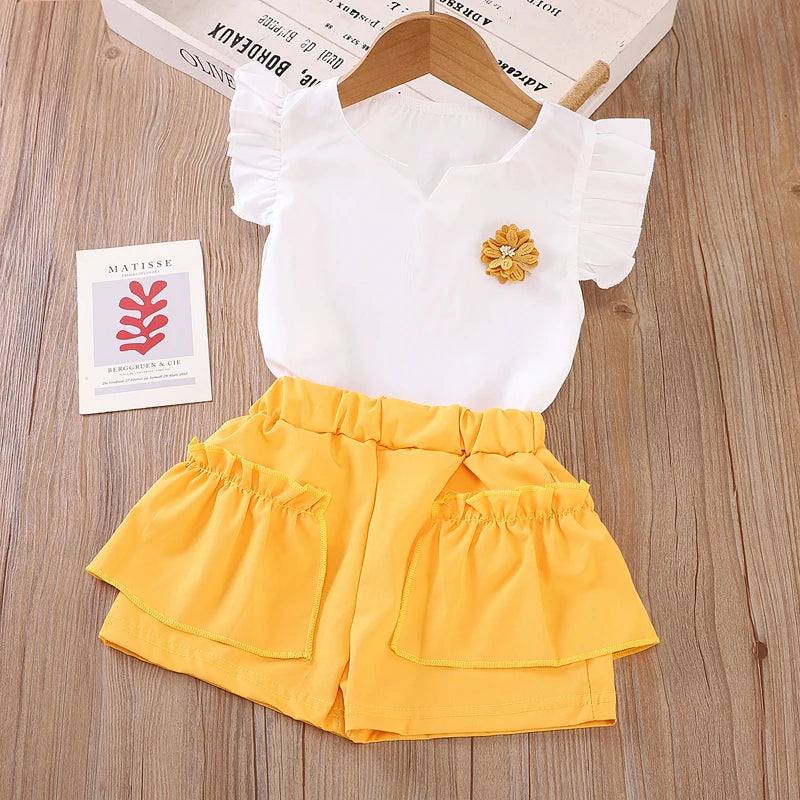 Summer Fashion Baby Clothes Suit