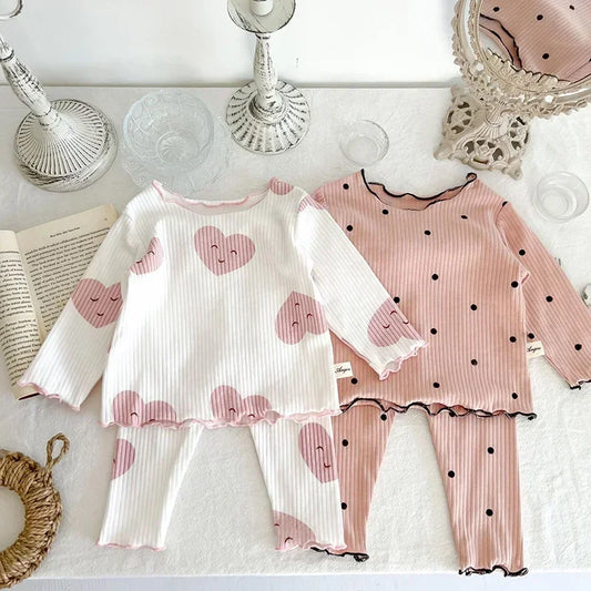 2024 Spring Baby Set Dot Print