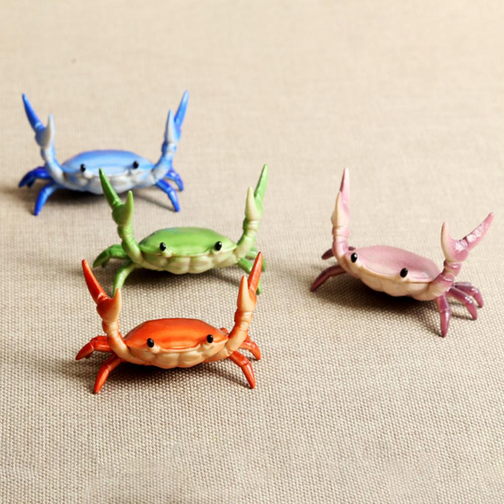 Creative Animal Design Single Pen Holder Plastic Weightlifting Crab Pen Holder for Office Penholder Bracket Storage Pencil Rack