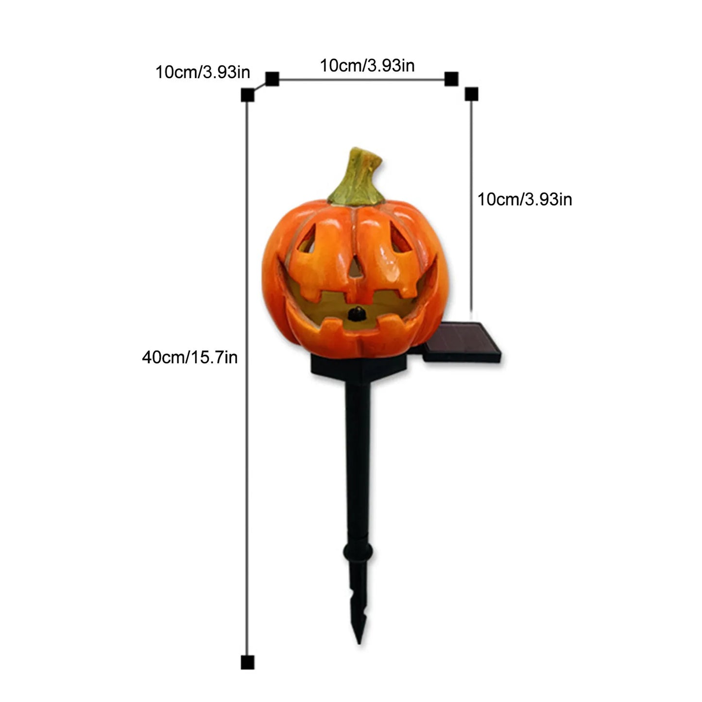 Solar Powered Halloween Pumpkins Outdoor Lights Creative Atmosphere Layout Waterproof Courtyard Garden Scenery Decoration