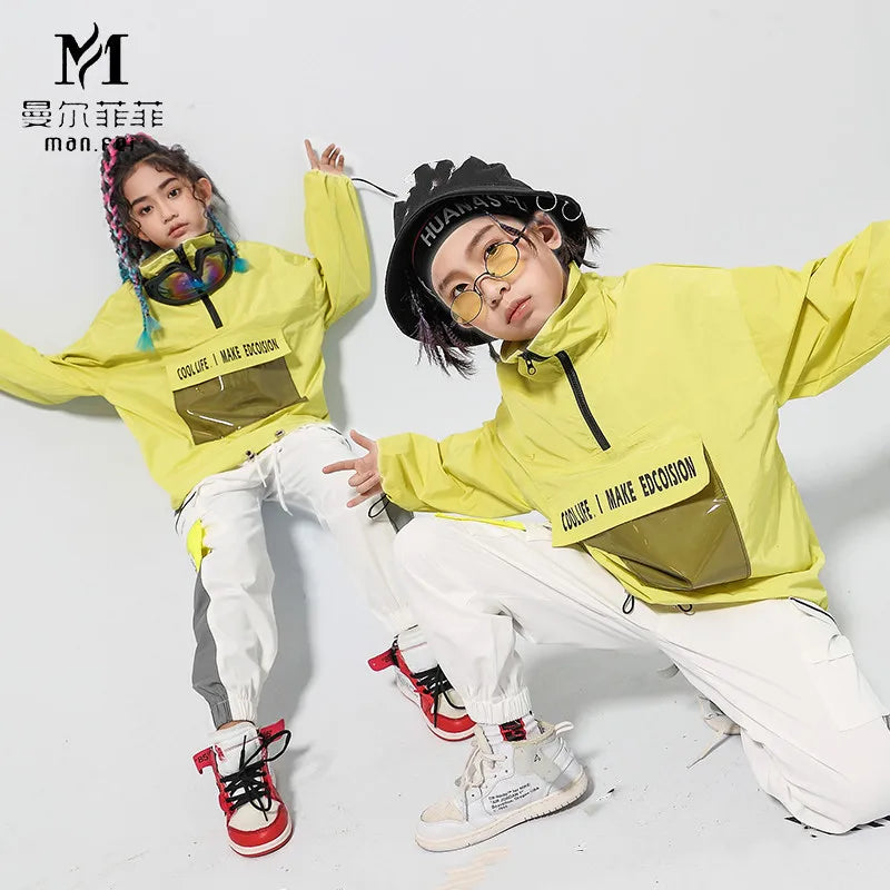 Hip Hop Clothing Multicolor Sweatshirt Causal Pants