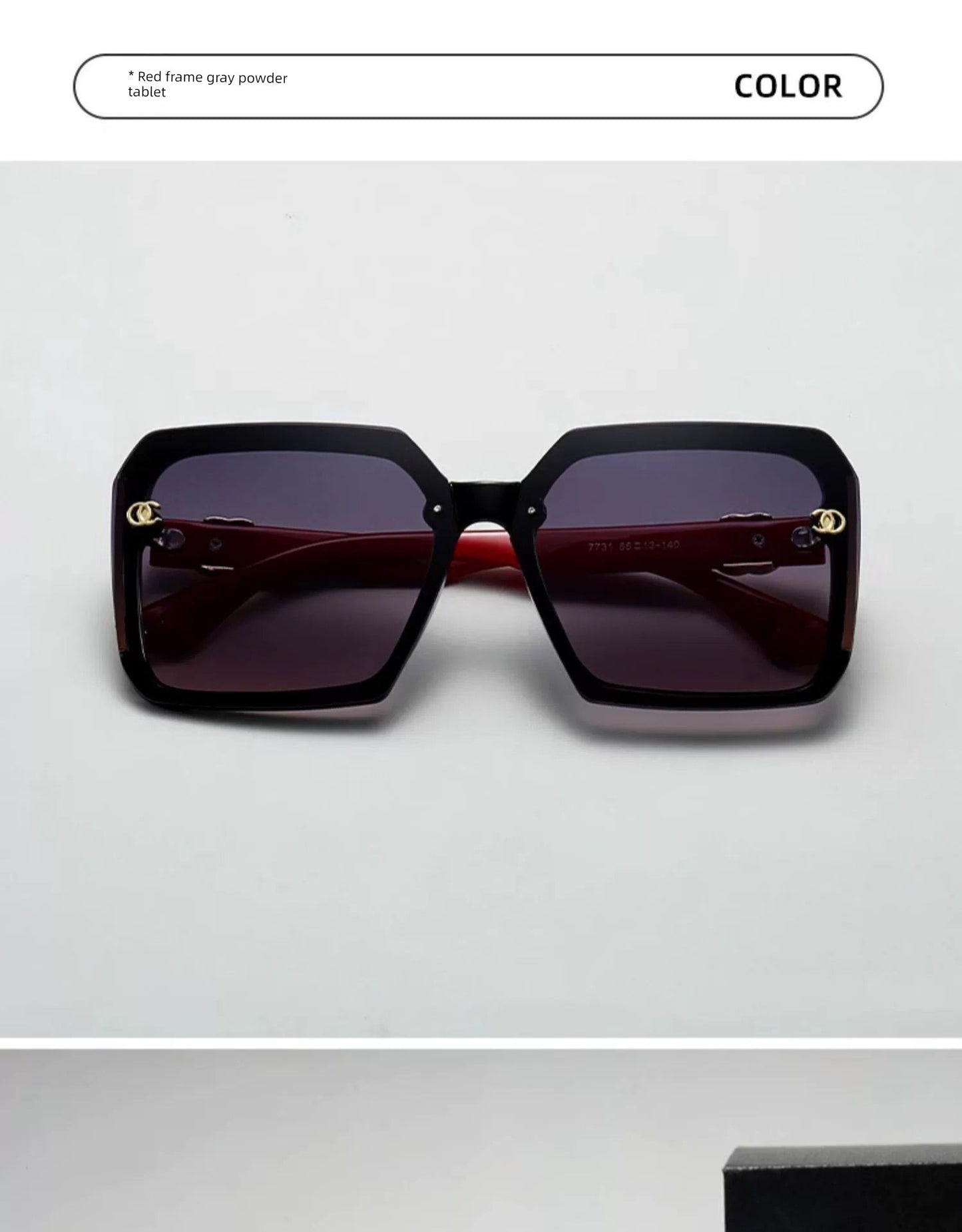 Sunglasses Accessible Luxury Classic Elegant to Make round Face Thin-Looked Sunglasses