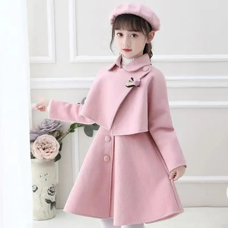 Girl Autumn Winter Dress Set