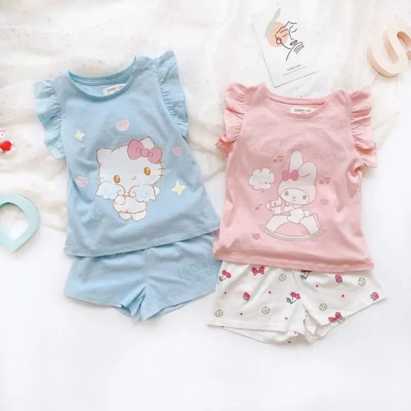 Summer Baby Girl Clothes Sets