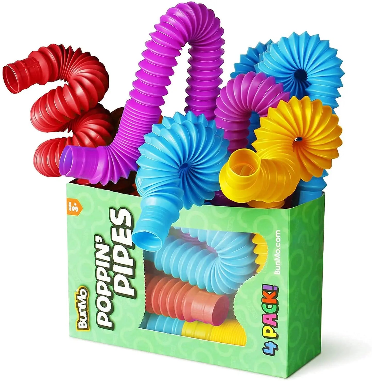 4 Pack Mini Tube Sensory Fidget Toy Colorful