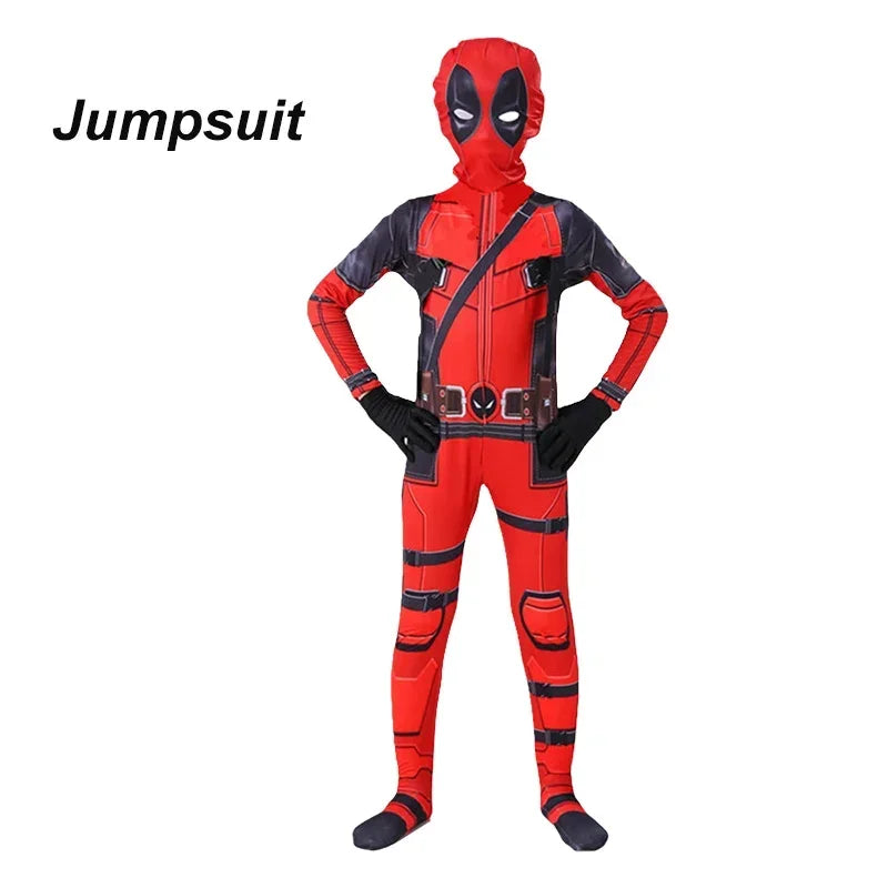 High Quality Costume Adult Halloween Costumes for Kids Child Boys Spandex Zentai Suit Carnival Fancy