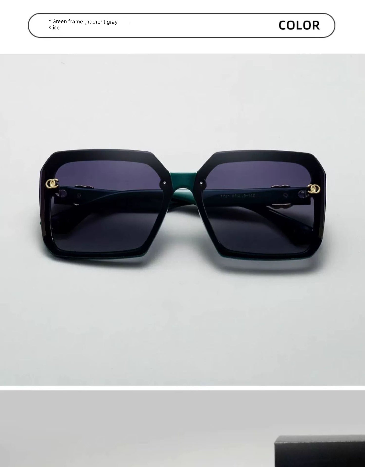 Sunglasses Accessible Luxury Classic Elegant to Make round Face Thin-Looked Sunglasses