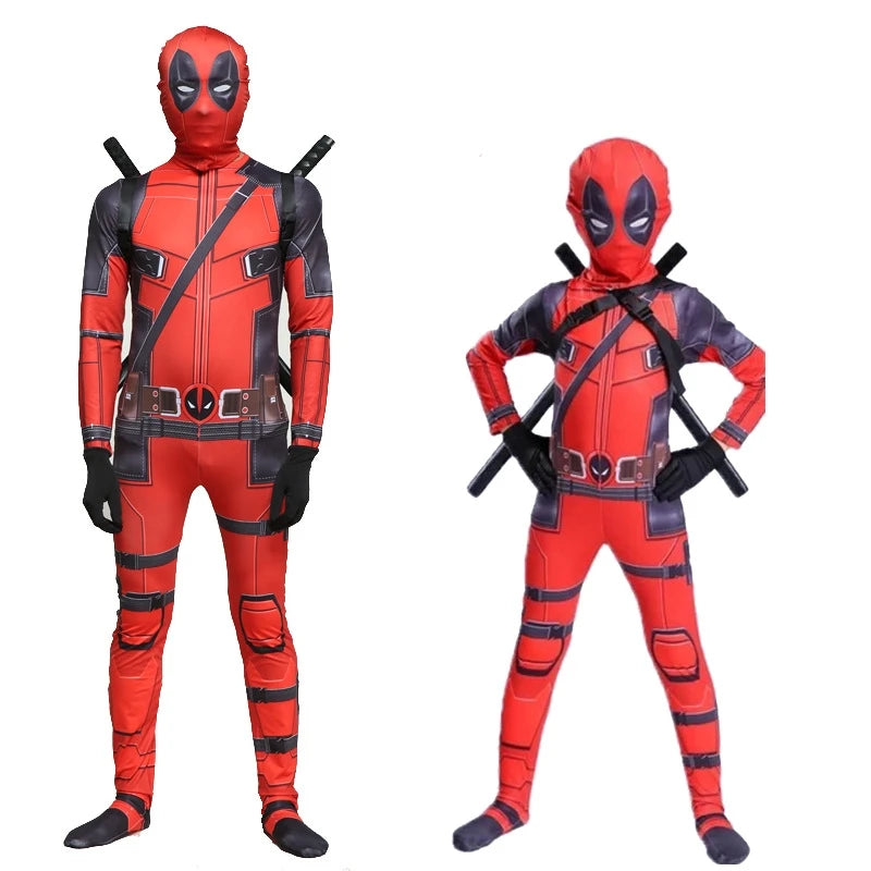 High Quality Costume Adult Halloween Costumes for Kids Child Boys Spandex Zentai Suit Carnival Fancy