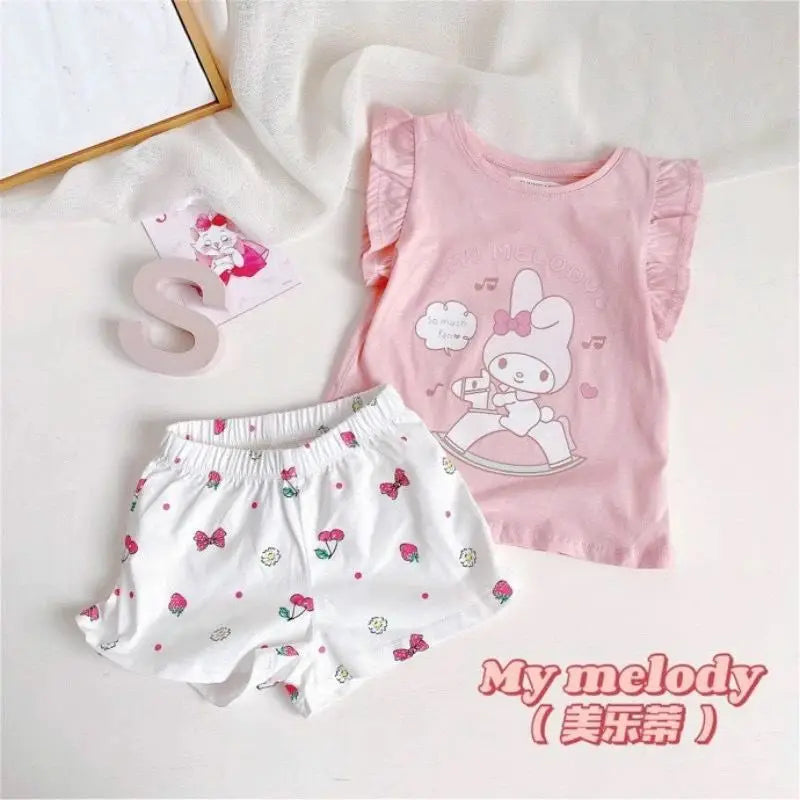 Summer Baby Girl Clothes Sets