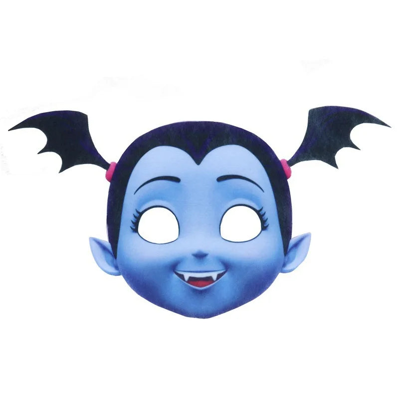 Vampirina Cosplay Dress Girl Kids Princess Dress Up Christmas Halloween Costume Children Carnival Party Disguise Mask