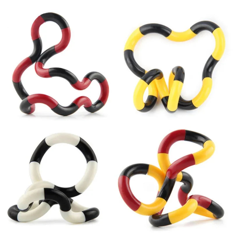 1Pcs Tangle Rope Twist Fidget Toy Rainbow