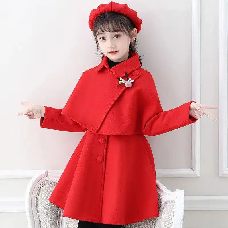 Girl Autumn Winter Dress Set