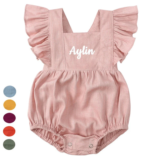 2024 Custom Newborn Summer Romper