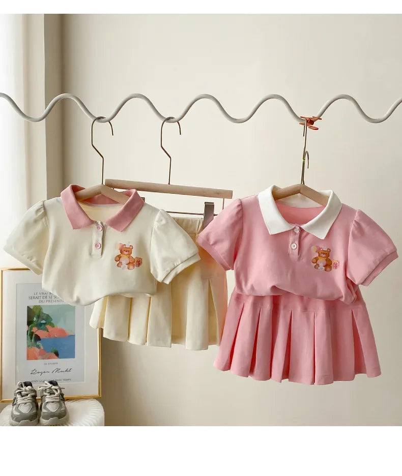 Children's Clothing Sets Bear Print