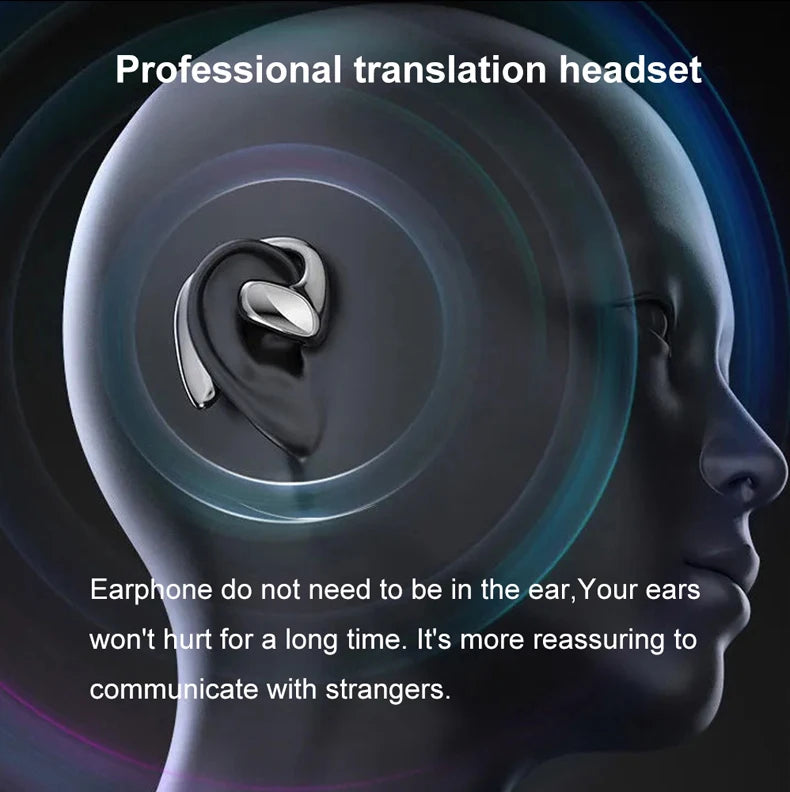 M8 Translator Earbuds 144 Language Translator Device Two Way Real Time Translation 97% High Accuracy Support Music Calling