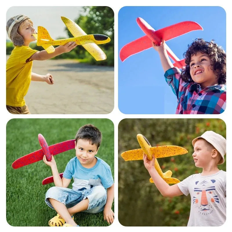 Kids Catapult Plane Toys Gun-style Launching Aircraft