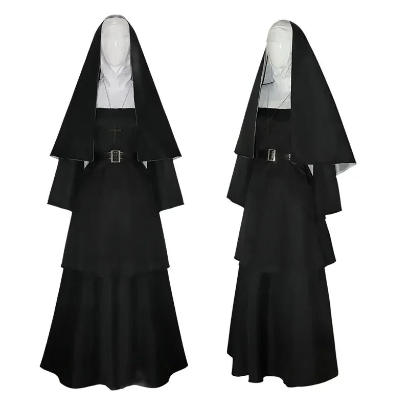 Halloween The Nun Cosplay Mask Costume Horror Films Cosplay Halloween Costume The Conjuring Halloween Costume Mask