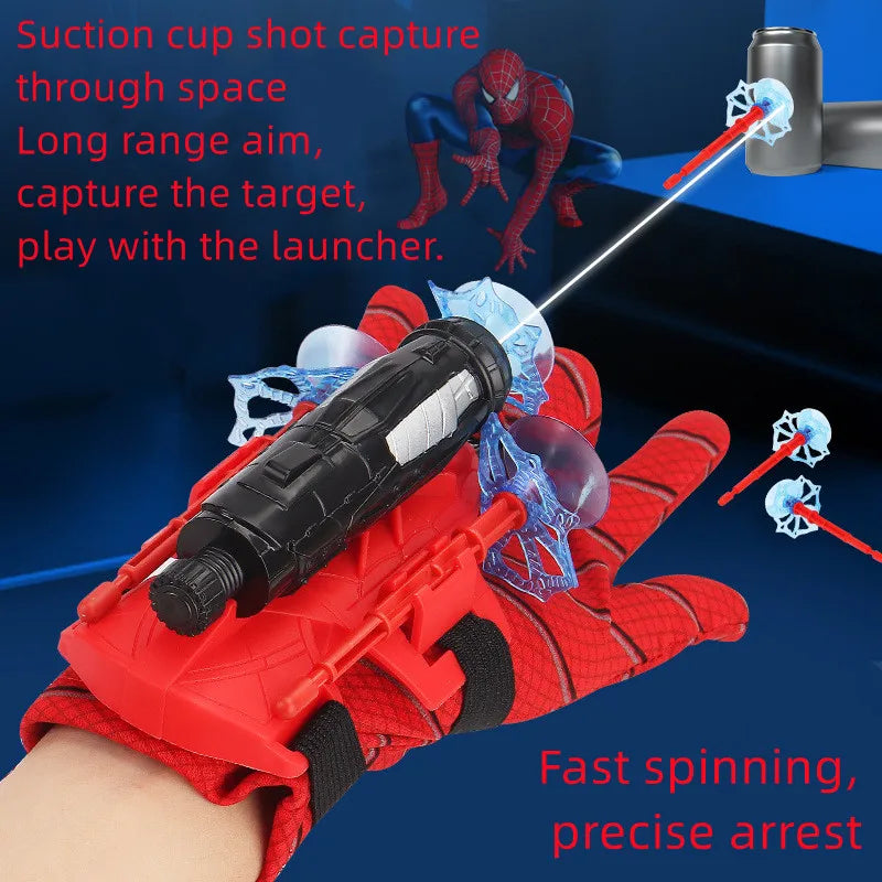 Disney Spiderman boy Transmitter toy Anime Figure Wrist Launcher