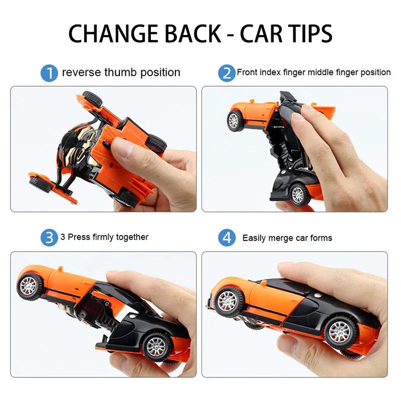 Transformation Mini 2 In 1 Car Robot Toy